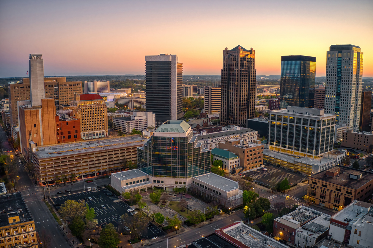 Panoramic Image of Birmingham, AL